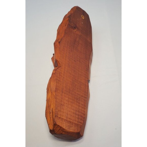 Vintage Wooden Carved Man Face Sculpture Folk Art Wall Hanging Decor - Picture 2 of 4